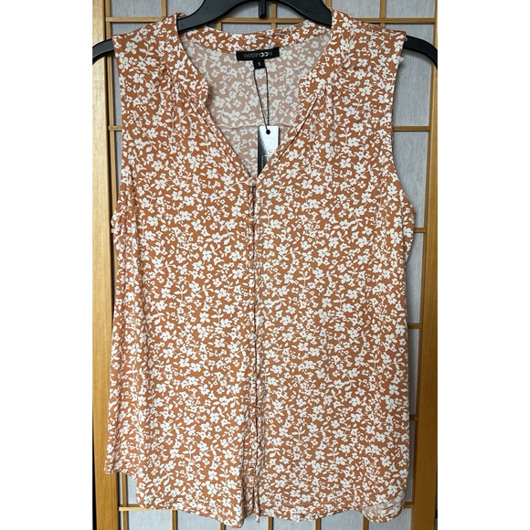 Papermoon floral sleeveless top NWT small - Picture 1 of 5